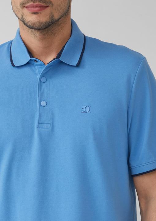 Produktbild S.Oliver Polo-Shirt Sportives Piqué-Poloshirt mit Kontrast-Details (XXL)