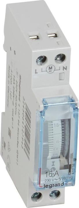 Immagine prodotto Legrand LEG 412794 MicroRex QW11 230V 50Hz Interruttore orario settimanale, qua.