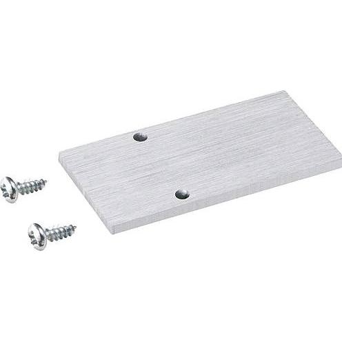 EVN-Lichttechnik, Accessori per illuminazione, Piastra di copertura finale in alluminio