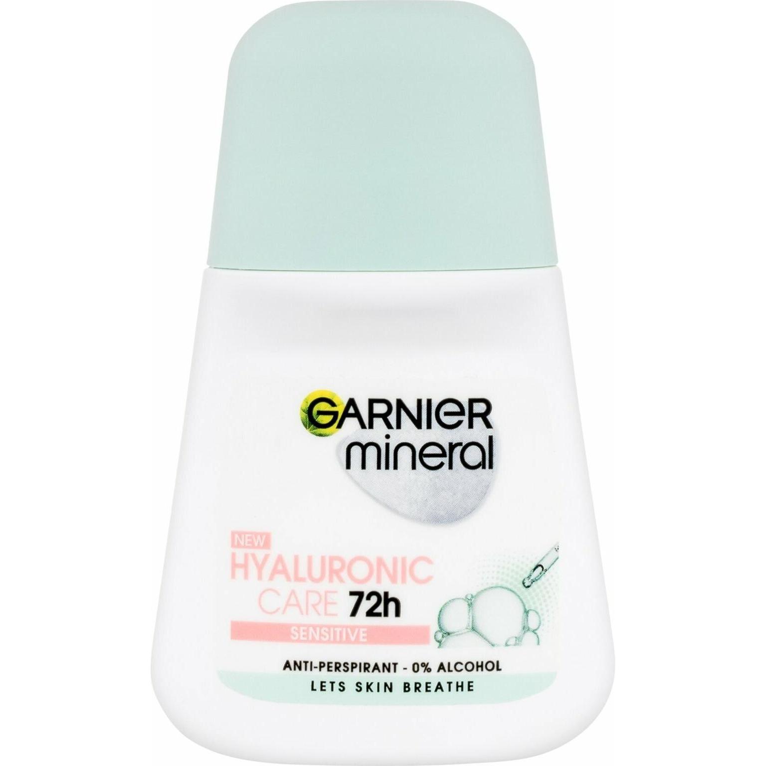 Garnier Donna Deodorante, Mineral Hyaluronic Ultra Care Roll-On Antitraspirante - 50Ml (Roll-On, 50 Ml)