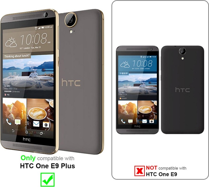 Actual product image Cadorabo TPU S-Line Cover (HTC One E9 Plus)