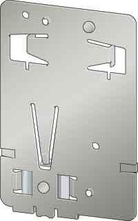 Actual product image Eaton DIN rail adapter