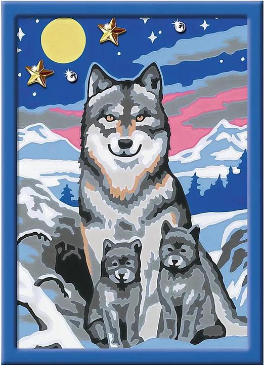 Actual product image Ravensburger Cute wolf family