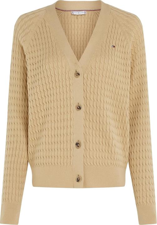 Image du produit Tommy Hilfiger Cardigan à col en V et câble (M)