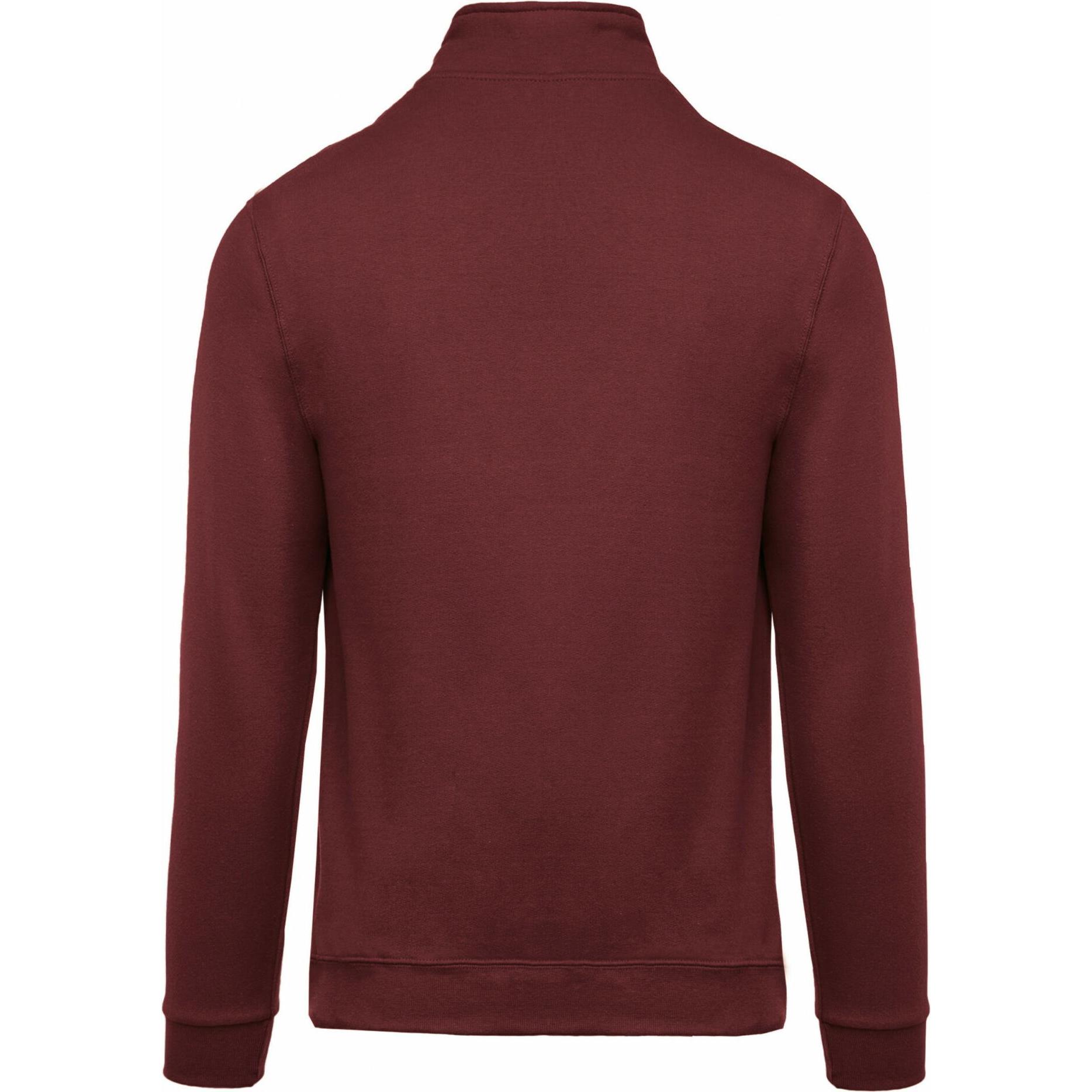 Thumbnail - Kariban, Herren, Pullover, Col Zippé, Rot, (4XL)