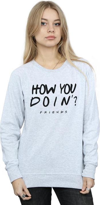 Actual product image Friends Womens/Ladies How You Doin? Sweatshirt (XL)