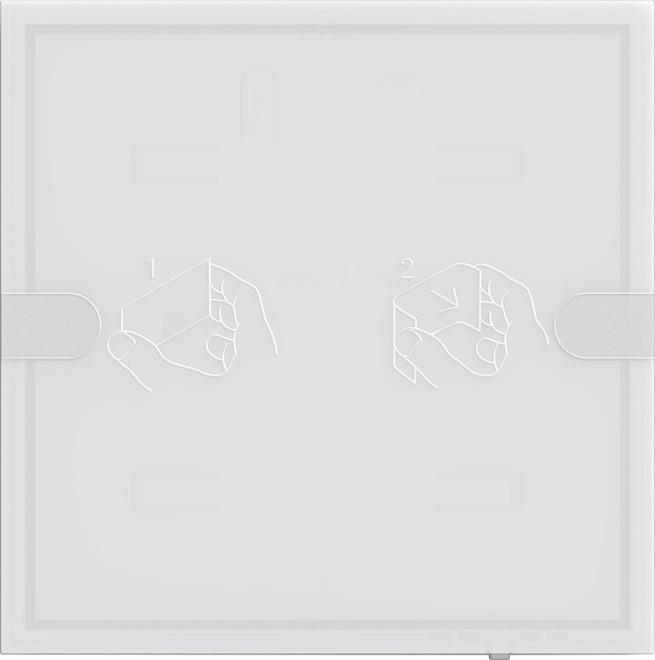 Produktbild Gira 5001003 KNX 4 Komfort 1f TS4 Weiss Tastsensor