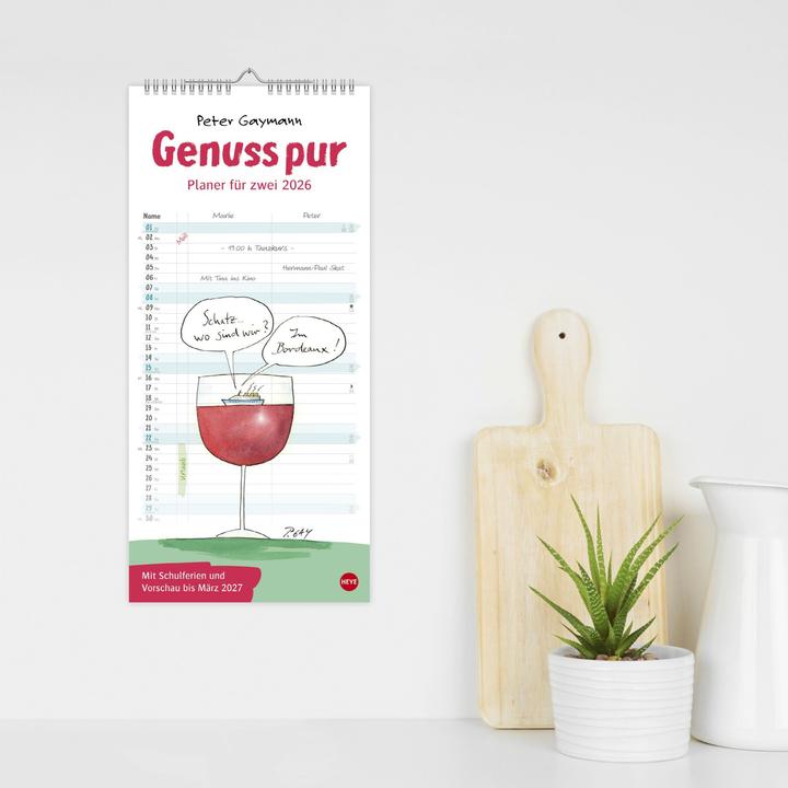 Produktbild Peter Gaymann: Genuss pur Planer für zwei 2026 (21 x 45 cm)