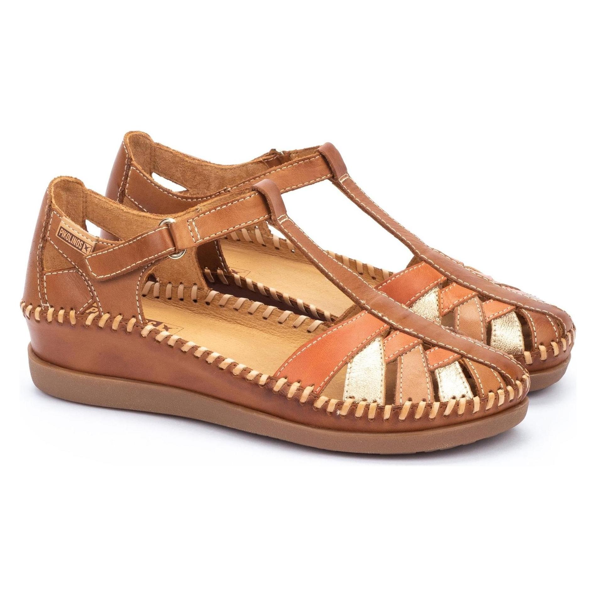 Pikolinos, Damen, Sandalen, Cadaques, Braun, (39)