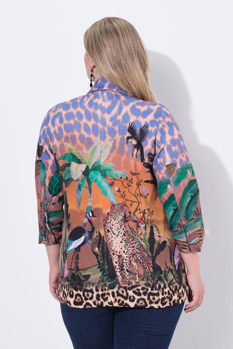 Produktbild Miamoda Scuba-Blazer, Classic Fit, Safari-Druck (42)