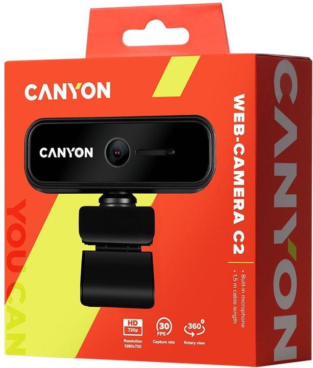 Produktbild Canyon HD 720p Webcam C2 (0.90 Mpx)