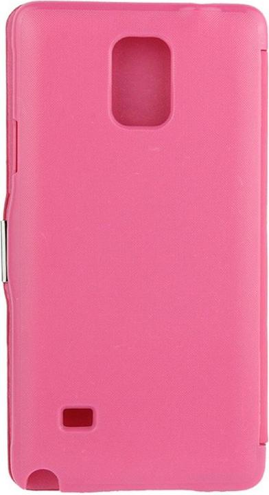 Produktbild König Design Handyhülle Tasche für Samsung Galaxy Note 4 SM N910 pink gebürstet (Samsung Galaxy Note 4)