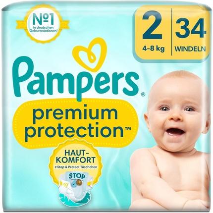 Image du produit Pampers Premium Protection (Taille 2, Pack, 34 pièce(s))