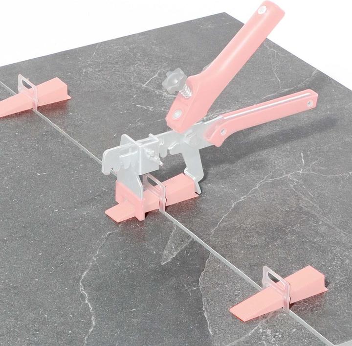 Actual product image XPOtool Tile Levelling System 400 Pull Tabs 2.0mm Laying Aid for Floor Tiles Paving Tiles
