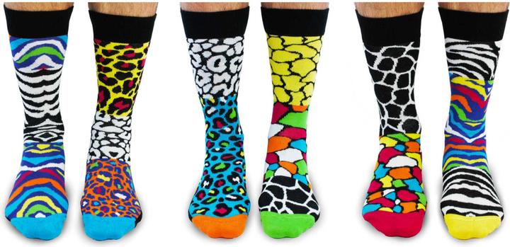 Produktbild United Oddsocks You Animal (3er Pack, 39 - 46)