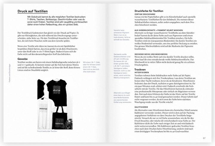 Immagine prodotto Siebdruck zu Hause (Tedesco, Pippa Parragh, 2023)