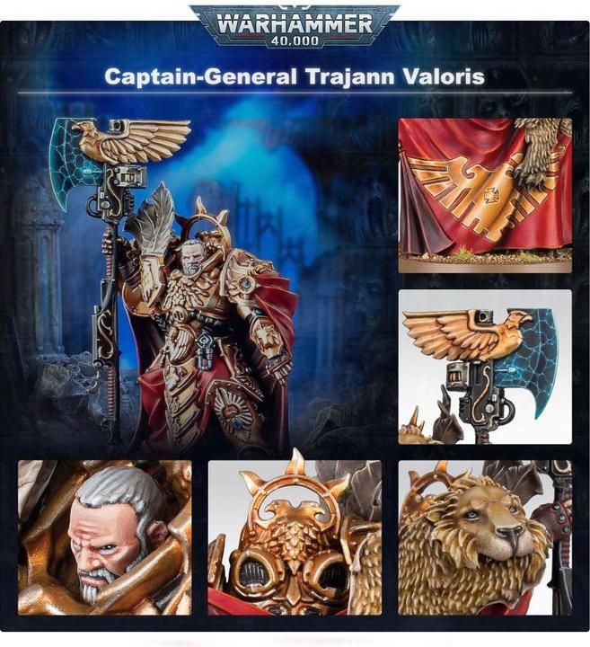 Actual product image Games Workshop Captain General Trajann Valoris (Plastic)