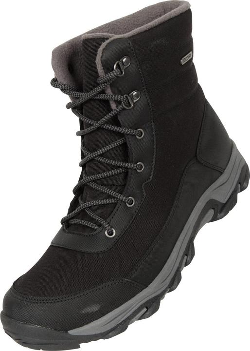 Actual product image Mountain Warehouse Mens Ohio Fleece Lined Snow Boots (45)