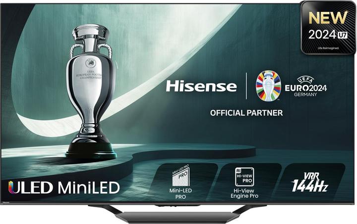 Produktbild Hisense TV 55U7NQ (55", U7N, Mini-LED, 4K, 2024)