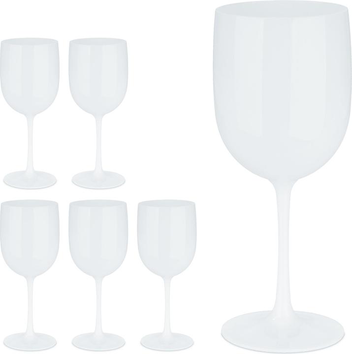 Actual product image Relaxdays Wine glasses (40 cl, 1 Glasses, White wine glasses)