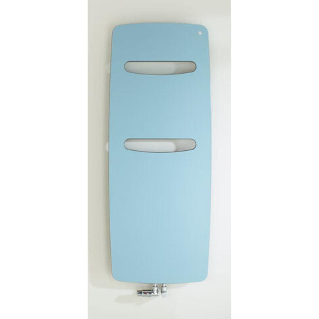 Schubiger Zehnder vitalo Design Heizkörper VITK-120-050, 1225x490 mm, Ausführung "cut", mit Anschlussbox Eas, Heizkörper
