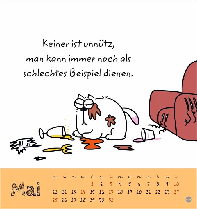 Produktbild Catzz Postkartenkalender 2026 (Postkartenformat)