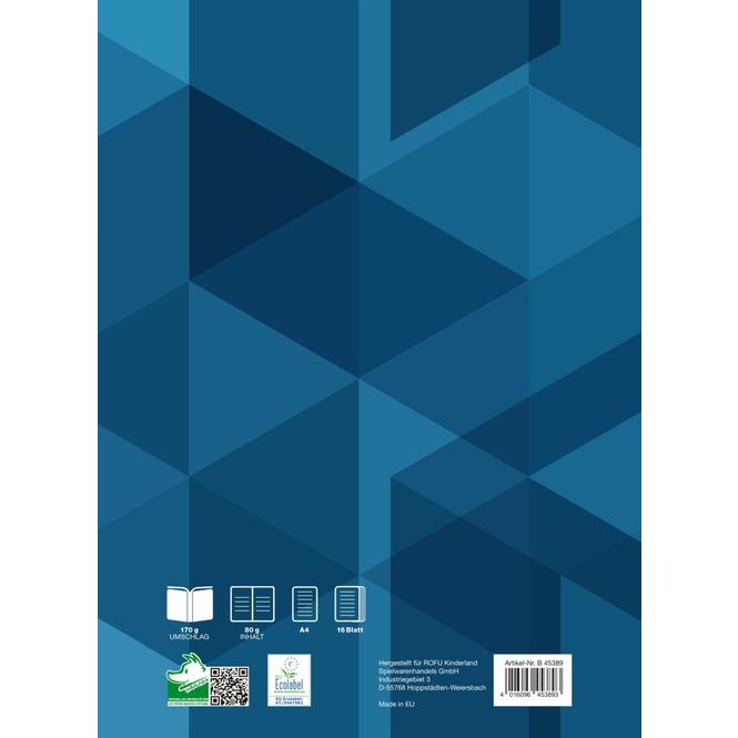 Thumbnail - MICA College, Heft + Block, Schulheft - DIN A4 - Lineatur 27 - liniert mit Doppelrand - 16 Blatt (A4, Liniert)