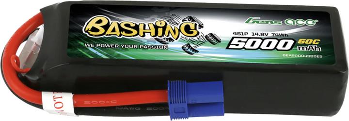 Gens Ace Akumulator LiPo Bashing 5000mAh 14,8V 4S1P 60C EC5 (14.80 V, 5000 mAh)