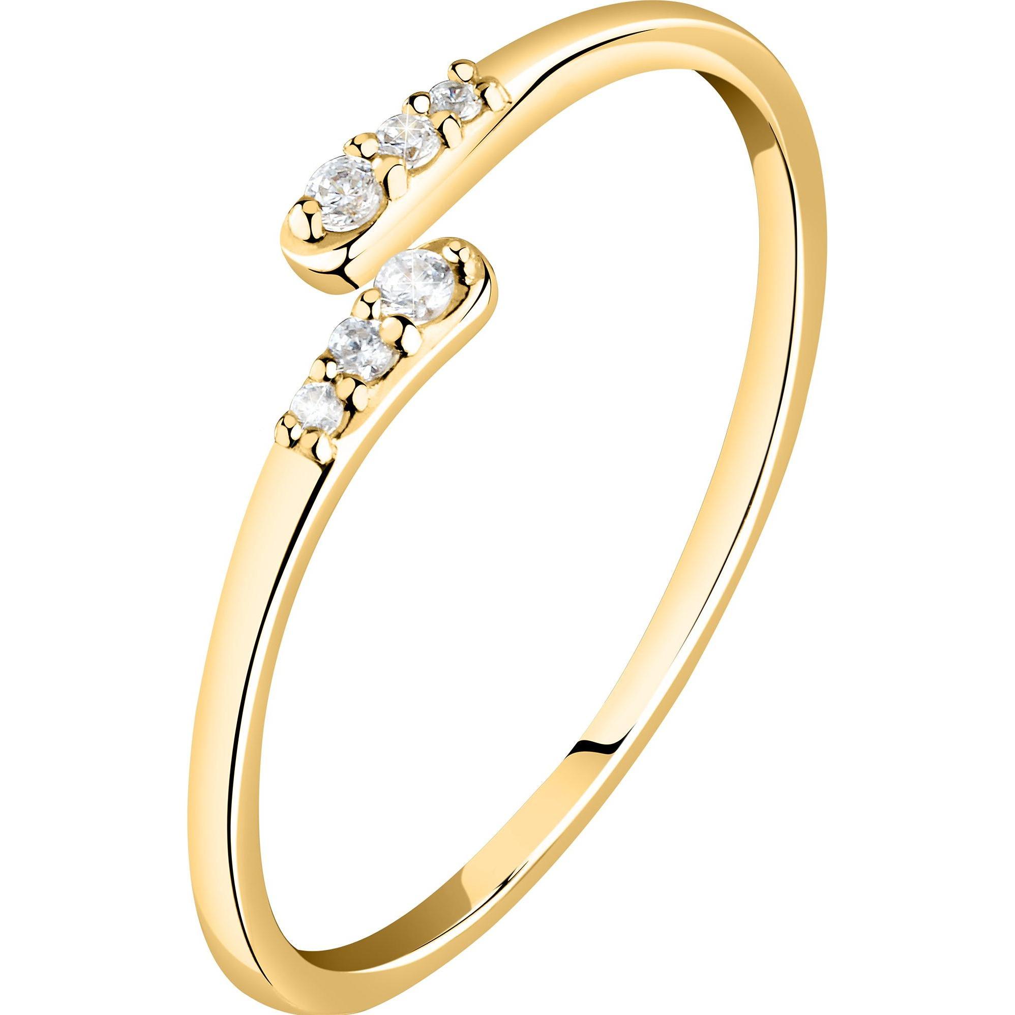 Live Diamond, Ring, Damenring, (52, 375/9 K Gold)