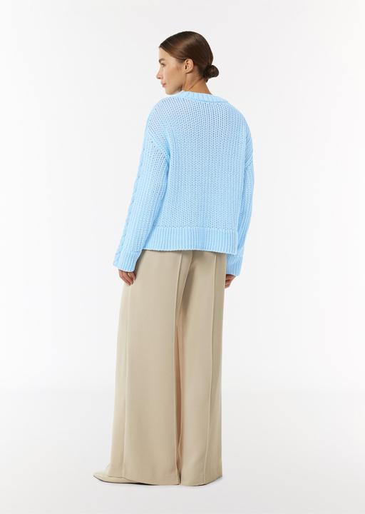 Actual product image Comma Strickpullover Kurzer Strickpullover mit Zopfmuster-Details (S)