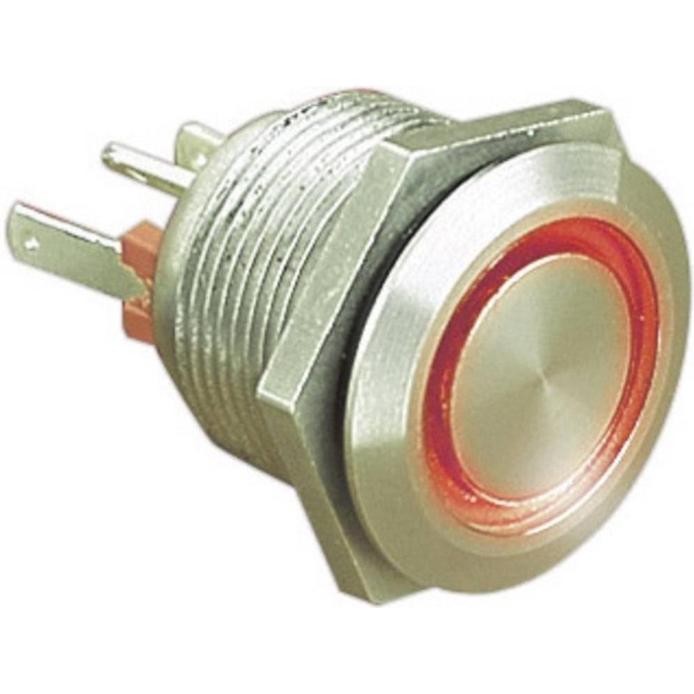 Bulgin Drucktaster PB LED Rot IP66, Taster + Schalter, Rot