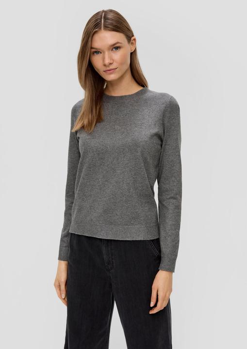 Produktbild s.Oliver Strickpullover Feinstrickpullover aus Viskosemix (46)