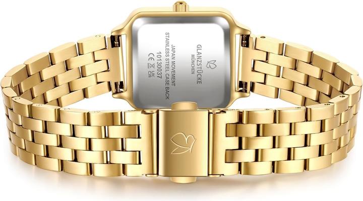 Actual product image Glanzstücke München Damen Quarzuhr gelbgold Edelstahl gelbgold - 38026 (25 mm)