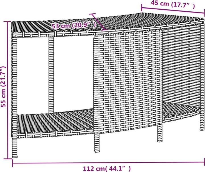 Actual product image vidaXL Whirlpool Umrandung