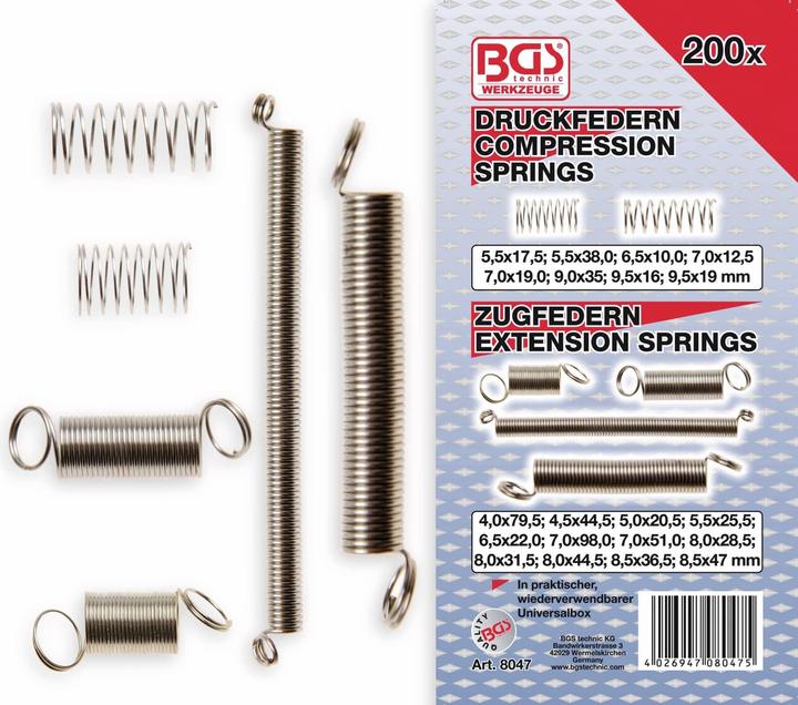 Image du produit BGS Assortiment de ressorts