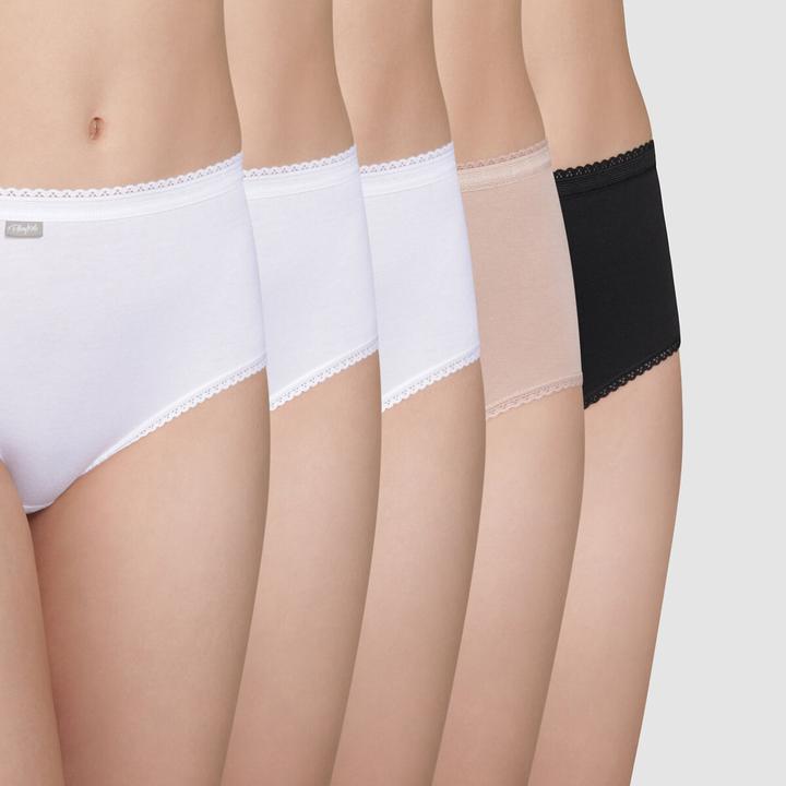 Immagine prodotto Playtex 5er-Pack Midislips Cotton (38, Confezione da 5 pezzi)