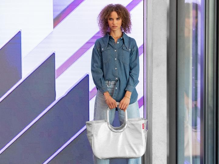 Produktbild reisenthel Einkaufskorb Loopshopper L Silver Crackle