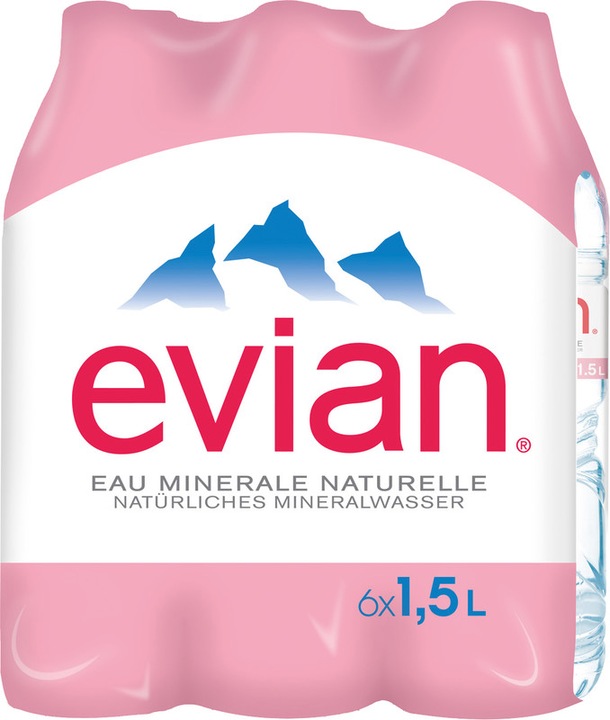 Actual product image Evian Mineral water PET (1 x 150 cl)