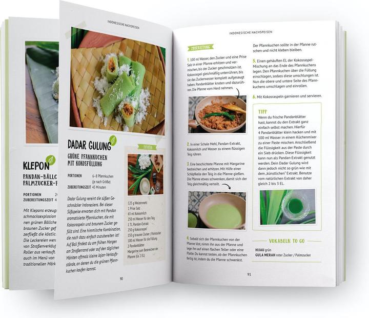 Produktbild Indonesien Kochbuch: 38 indonesische Rezepte (Authentische Indonesische Küche mit einfachen (Deutsch, Sanita Sijecic, Simon Sitanggang, Melissa Schumacher, Pia Himmelein, Sebastian Würfel, 2021)