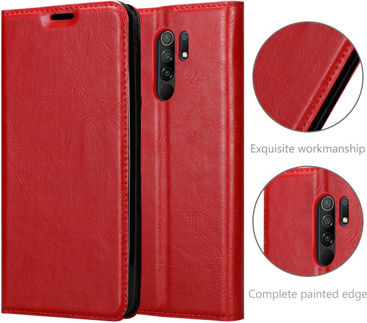 Actual product image Cadorabo Book Invisible Magnet Cover (Xiaomi Redmi 9)