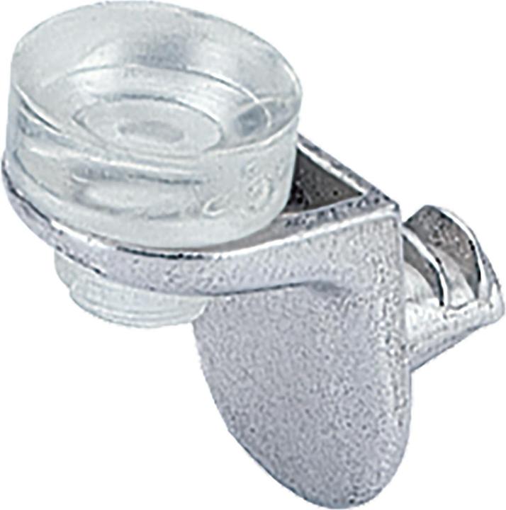 Produktbild Hettich Bodenträger Sekura 8, vernickelt, mit Glasbodenhalter (1 Stk.)