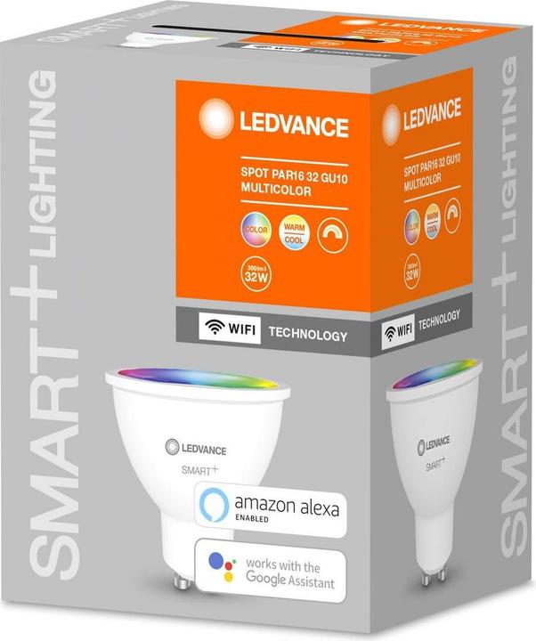 Actual product image Ledvance Smart+ Wifi Spot (GU10, 5 W, 350 lm, 1 x, G)