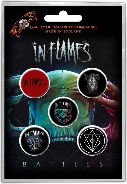 Actual product image In Flames Battles Badge (Pack of 5)