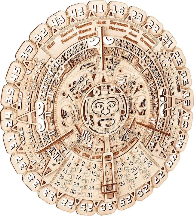 Actual product image Wood Trick Maya calendar - wooden kit