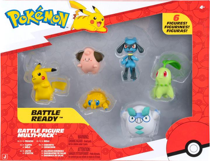 Pokémon - Battle Figure 6 Pack (PKW4099)