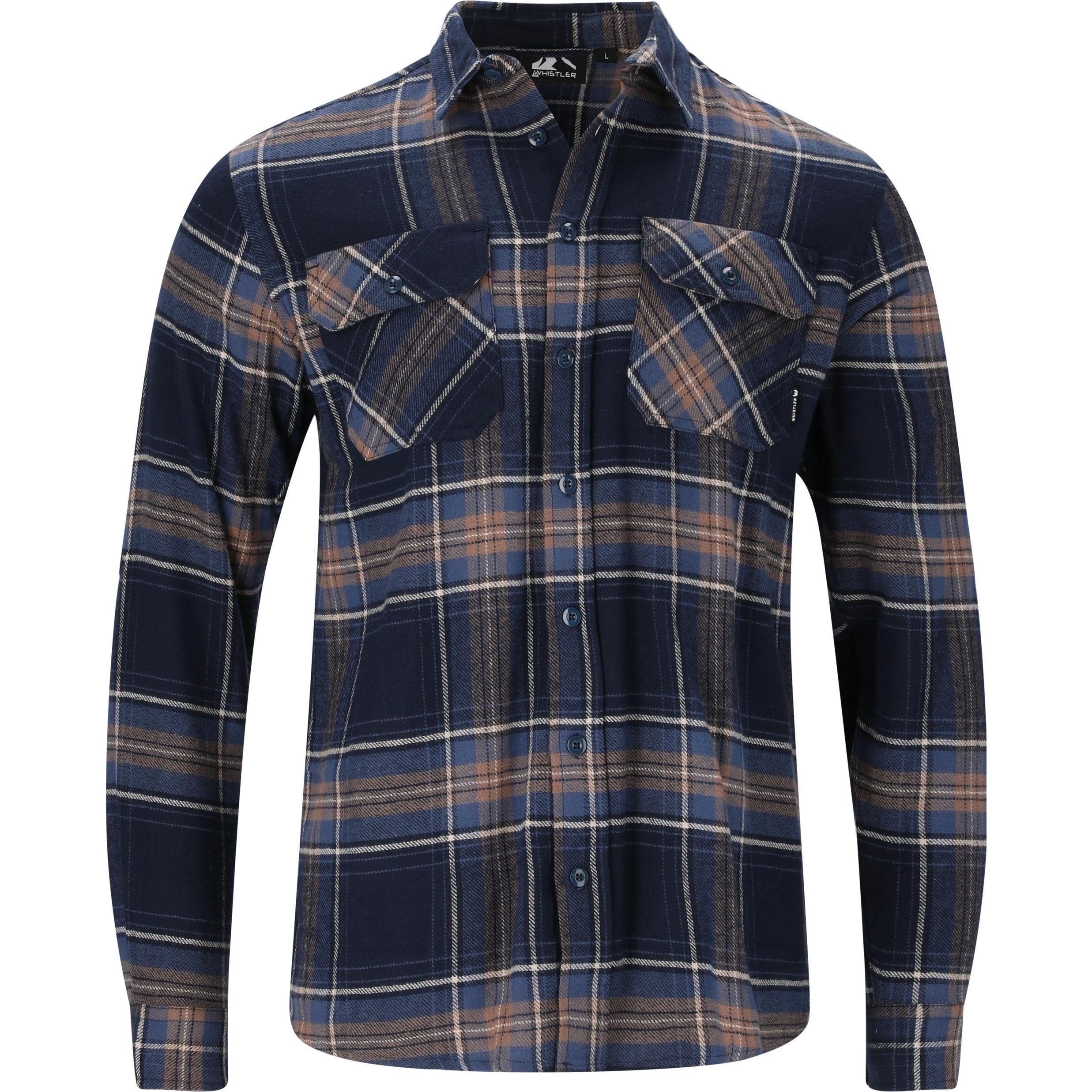 Whistler, Herren, Hemd, Jamba Flannel Shirt, Blau, (S)