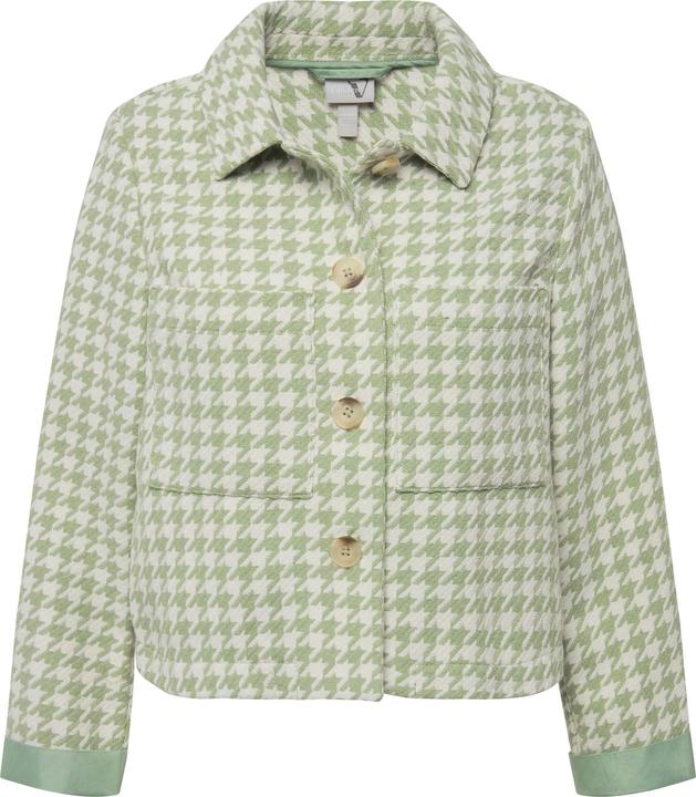 Produktbild Ulla Popken Jacke,Hahnentrittmuster, Hemdkragen, Ärmelfutter (46, 48)