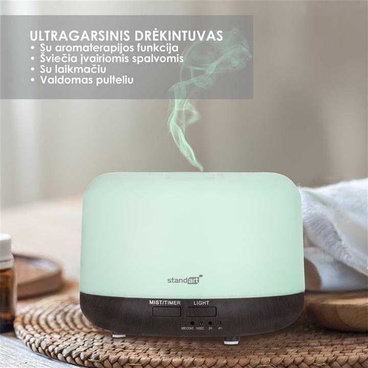Productafbeelding Standart Aroma diffuser, humidifier SL-300ML, 0.3 l (300 ml)