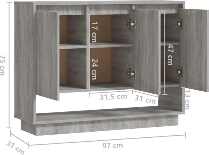 Produktbild vidaXL Sideboard (97 x 31 x 75 cm)