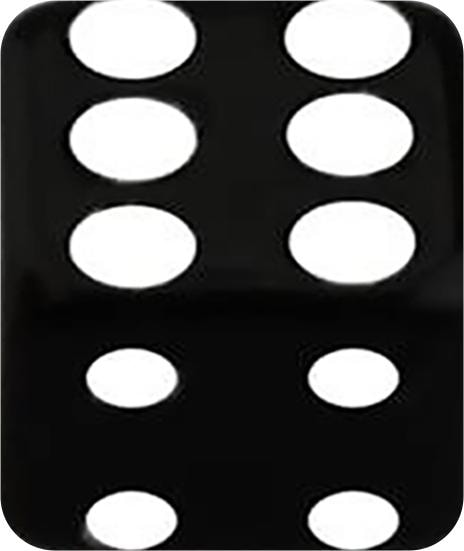 Produktbild Star Piercing Würfel schwarz (Acryl)